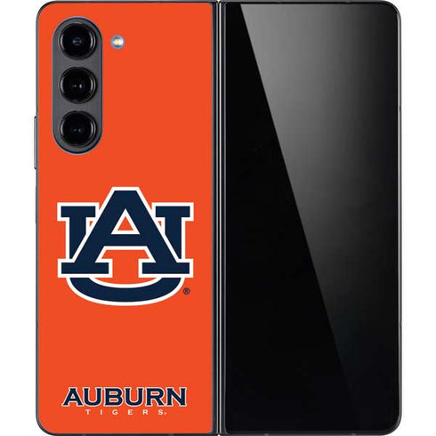 Auburn University Logo Orange Galaxy Z Fold5 5G Skin